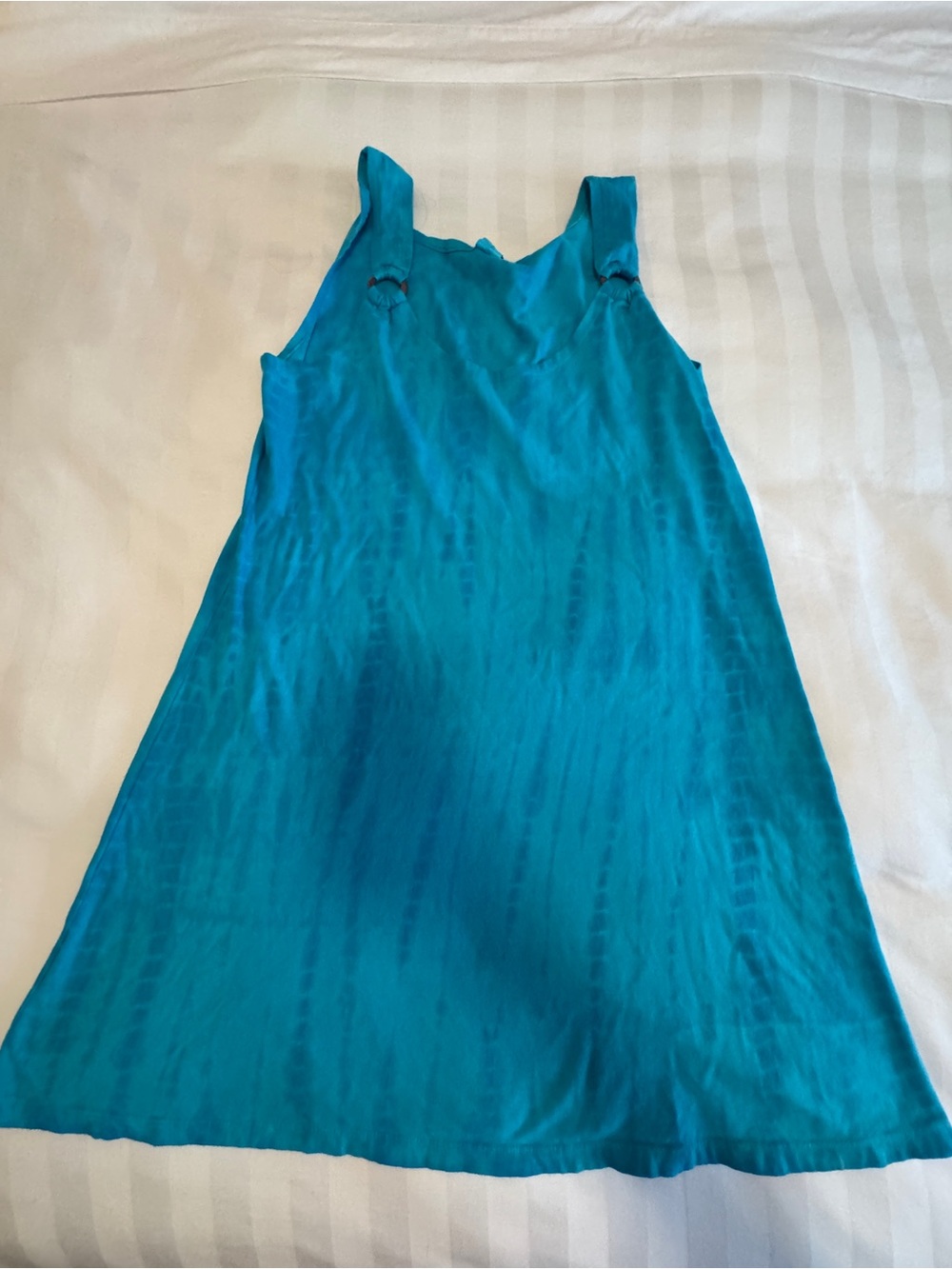 Vibrant Teal A-Line Slip Dress